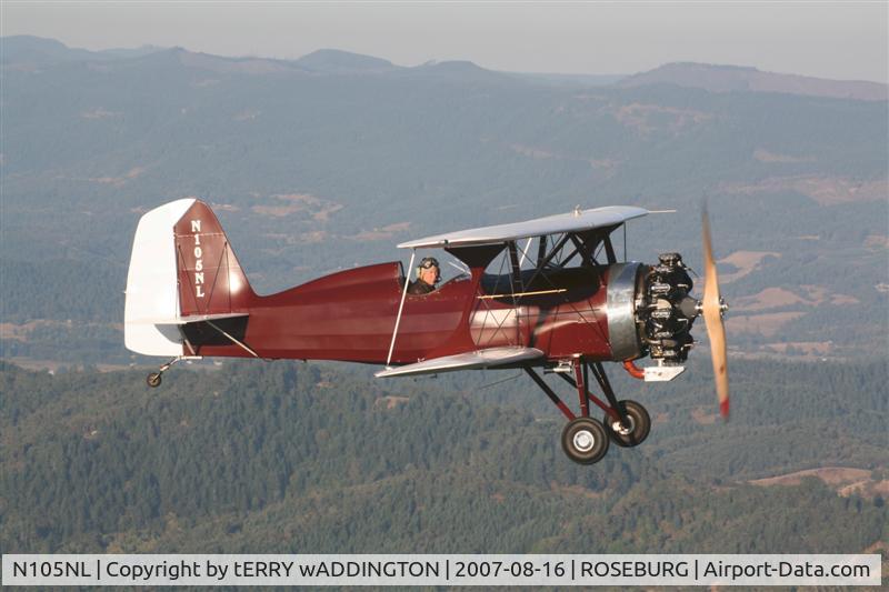 N105NL, 2005 Stolp SA-300 Starduster Too C/N 685, EARLY MORNING DEPARTURE TO EUGENE.