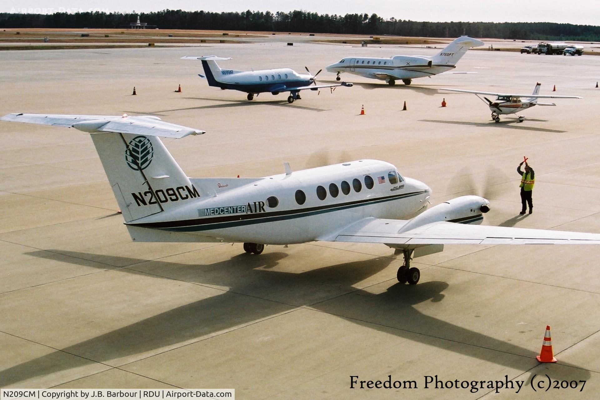 N209CM, 1998 Raytheon Aircraft Company B200 C/N BB-1613, N/A