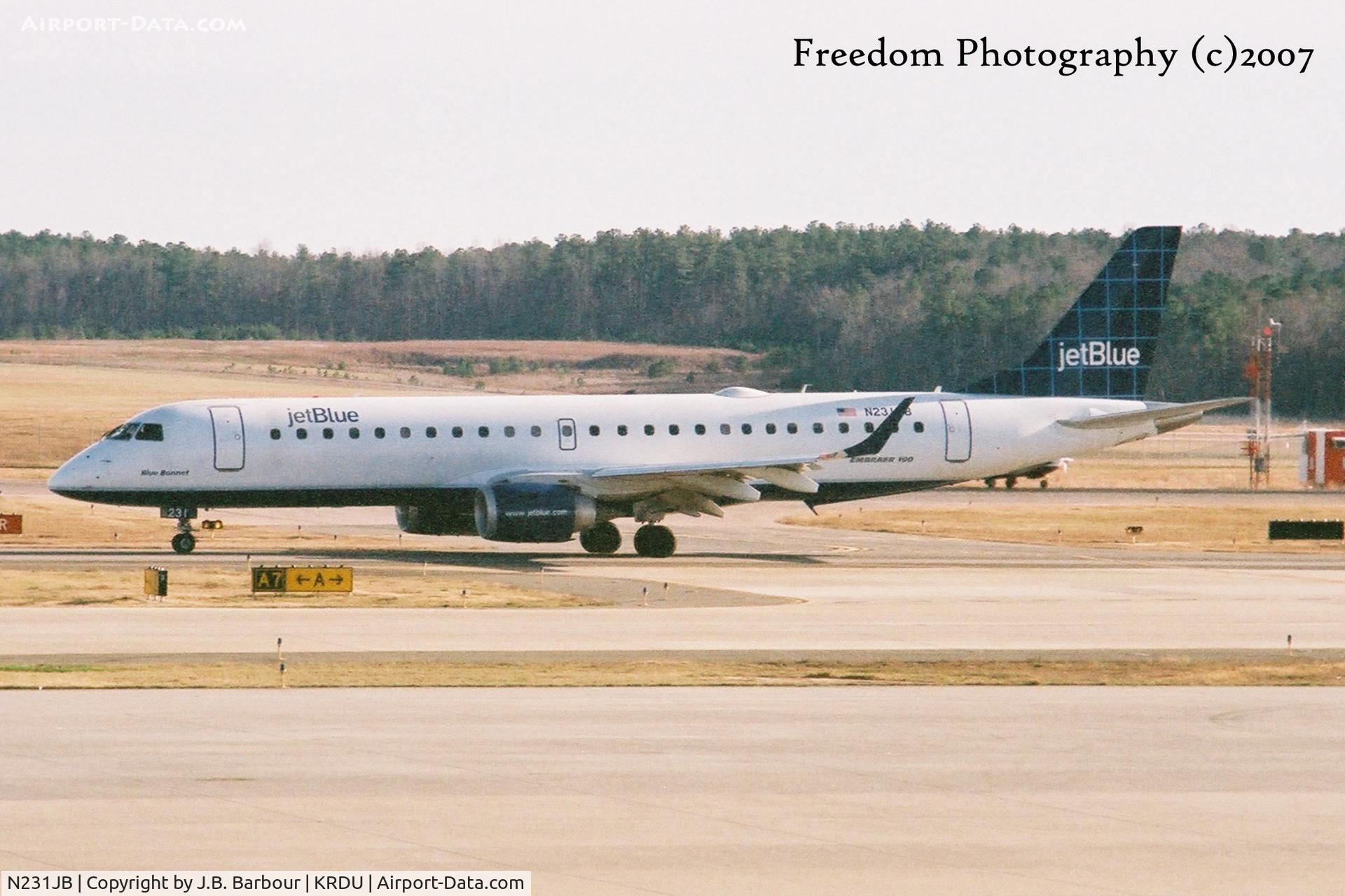 N231JB, 2006 Embraer 190AR (ERJ-190-100IGW) C/N 19000033, N/A