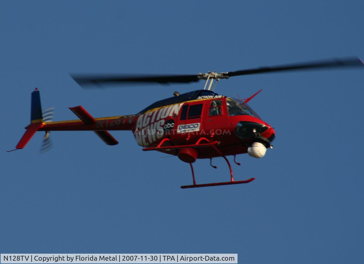 N128TV, 1984 Bell 206B JetRanger III C/N 3791, ABC News Tampa