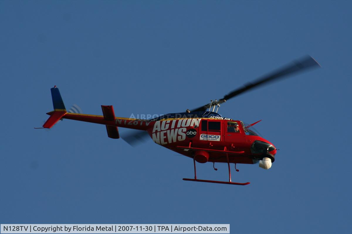 N128TV, 1984 Bell 206B JetRanger III C/N 3791, ABC News Tampa