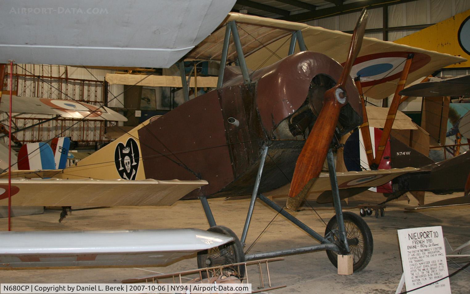 N680CP, 1915 Nieuport 10/83E C/N 680, Cole Palen himself restored and flew this 1915 original.