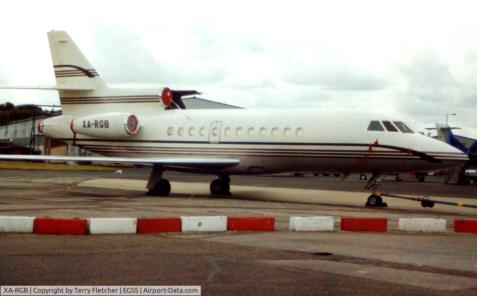 XA-RGB, Dassault Falcon 900Easy C/N 129, Falcon 900 at Stansted  - aircraft became N999EH