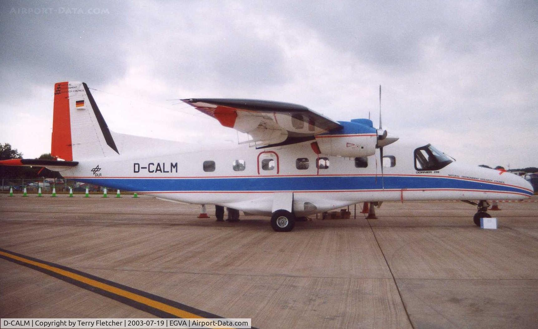 D-CALM, 1985 Dornier 228-101 C/N 7051, Dornier 2008 at RIAT 2003