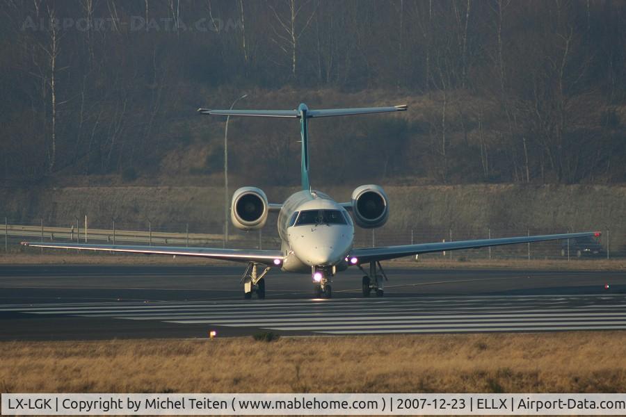 LX-LGK, 2005 Embraer ERJ-135LR (EMB-135LR) C/N 14500886, Nice small airliner from Luxair