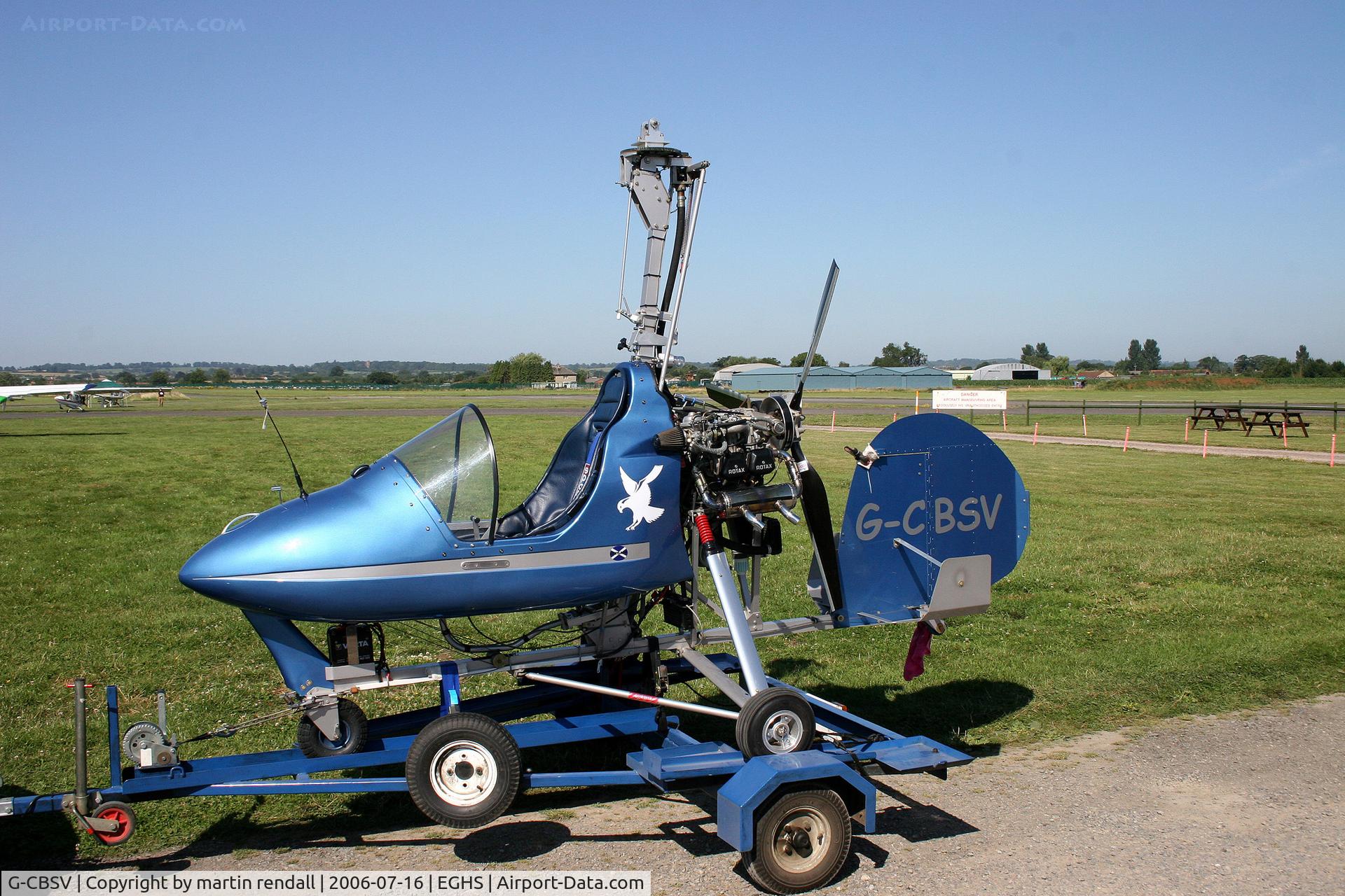 G-CBSV, 2002 Montgomerie-Bensen B-8MR Gyrocopter C/N PFA G/01A-1344, BENSEN