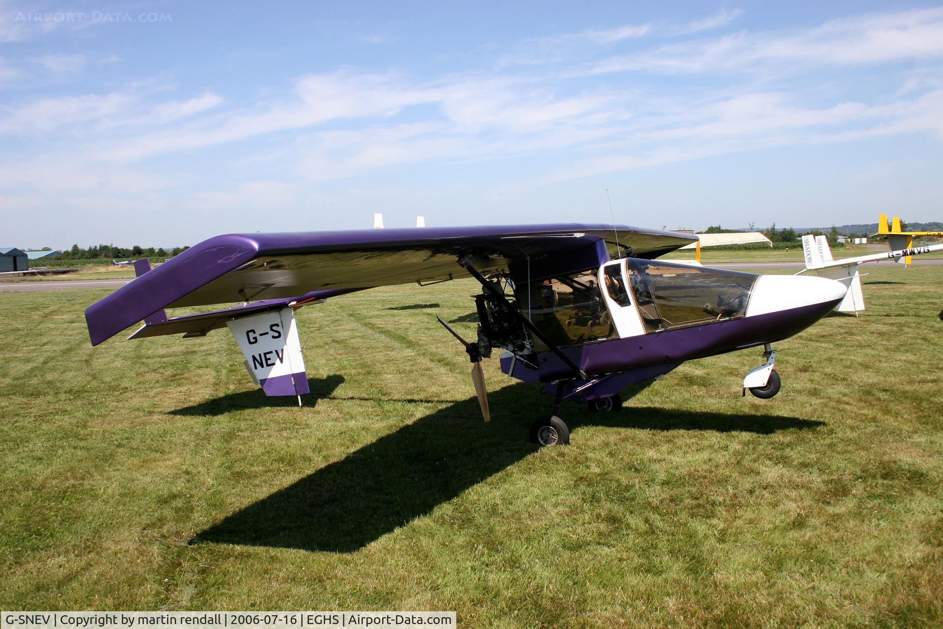 G-SNEV, 1997 CFM Streak Shadow SA C/N PFA 206-13042, SHADOW