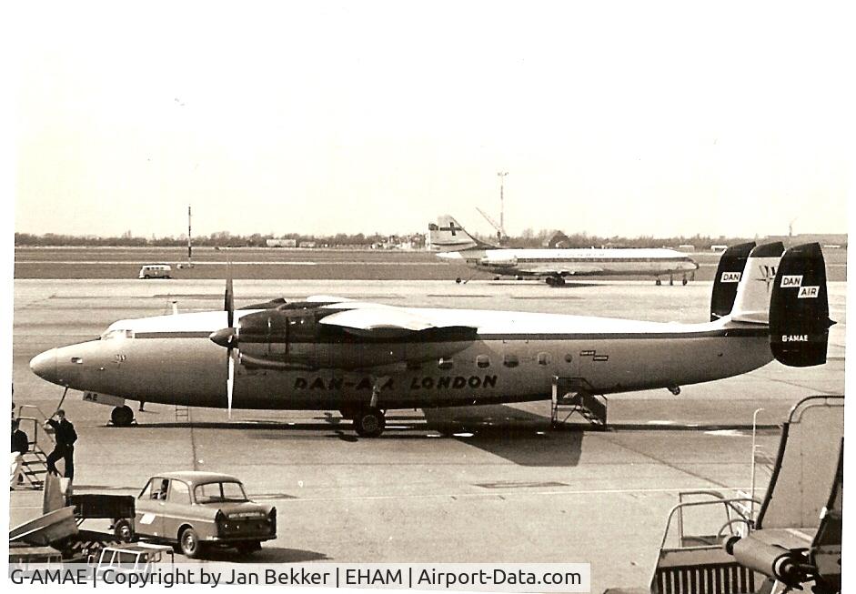 G-AMAE, 1950 Airspeed AS57 Ambassador 2 C/N 5227, Schiphol 1965
