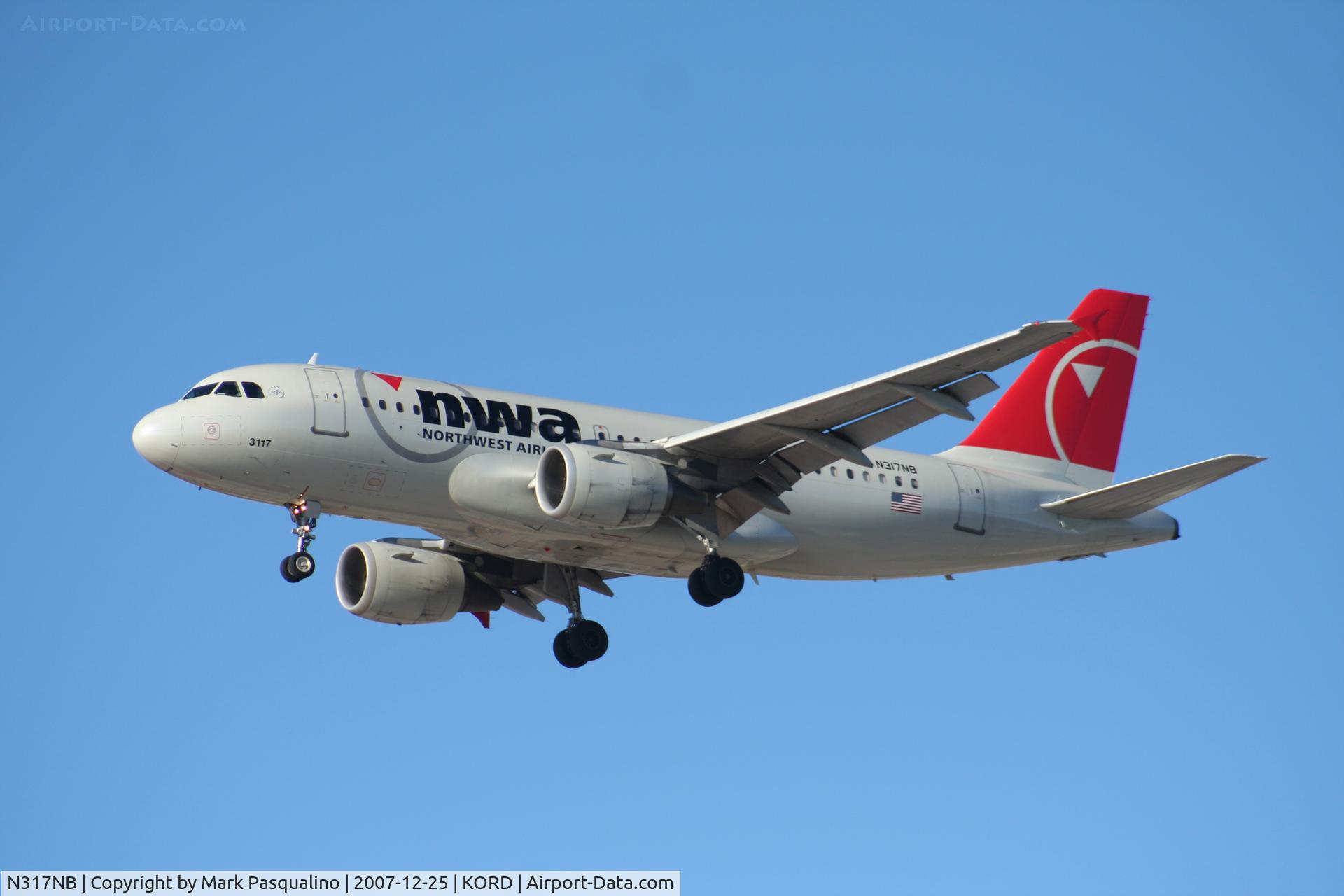 N317NB, 2000 Airbus A319-114 C/N 1324, Airbus A319
