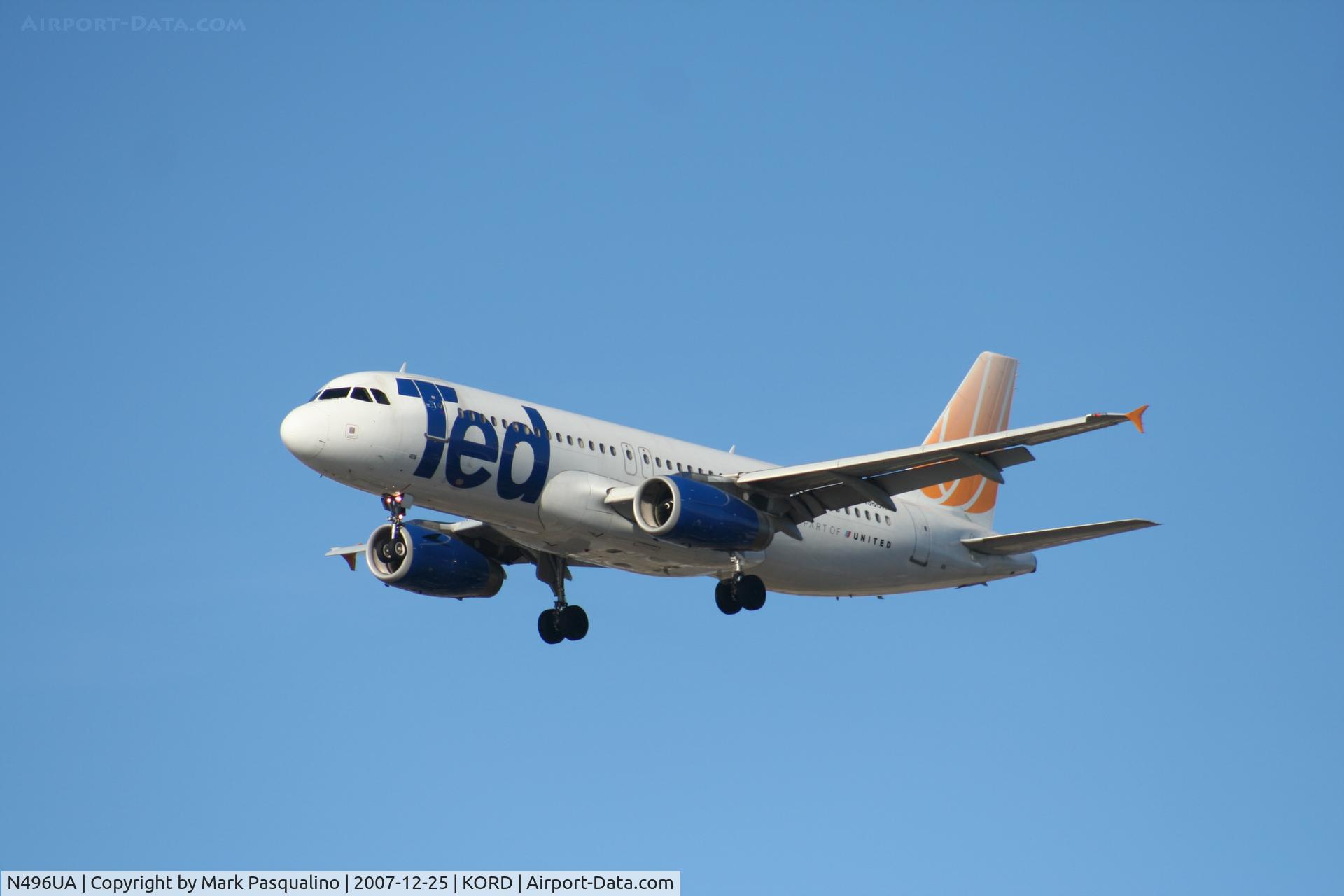 N496UA, 2002 Airbus A320-232 C/N 1845, Airbus A320