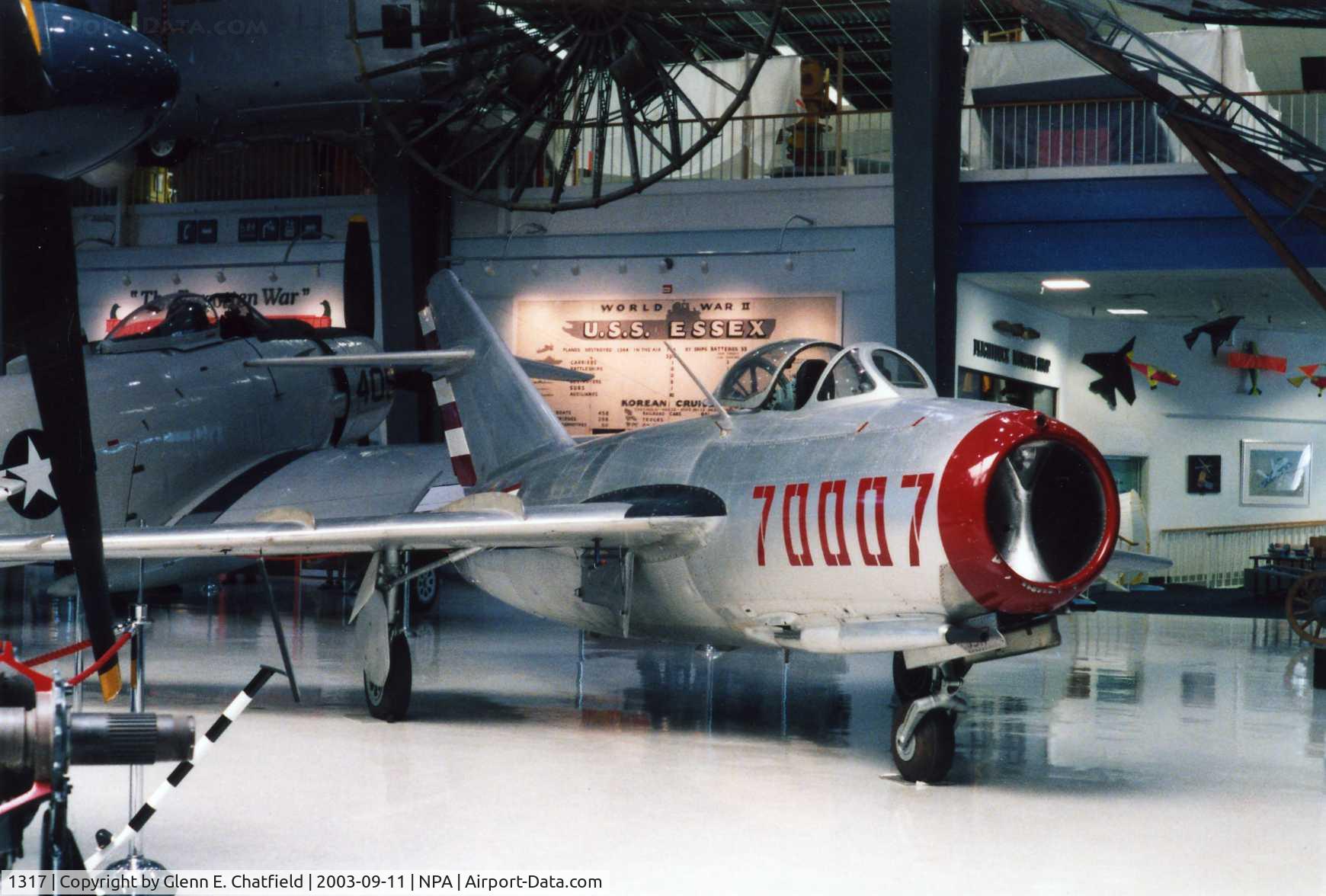 1317, Mikoyan-Gurevich MiG-15bis C/N Not found 1317, MiG-15 at the National Museum of Naval Aviation