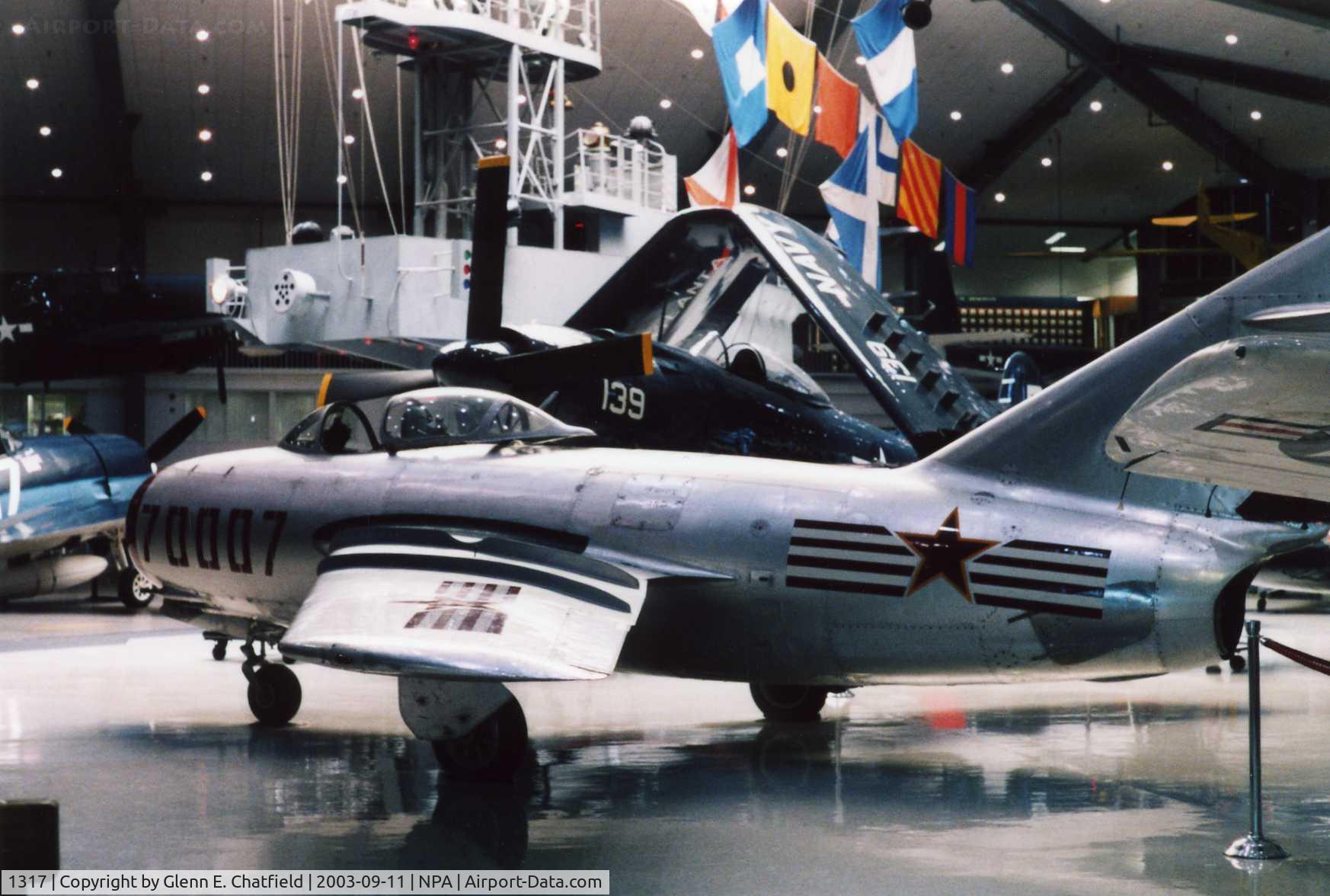 1317, Mikoyan-Gurevich MiG-15bis C/N Not found 1317, MiG-15 at the National Museum of Naval Aviation