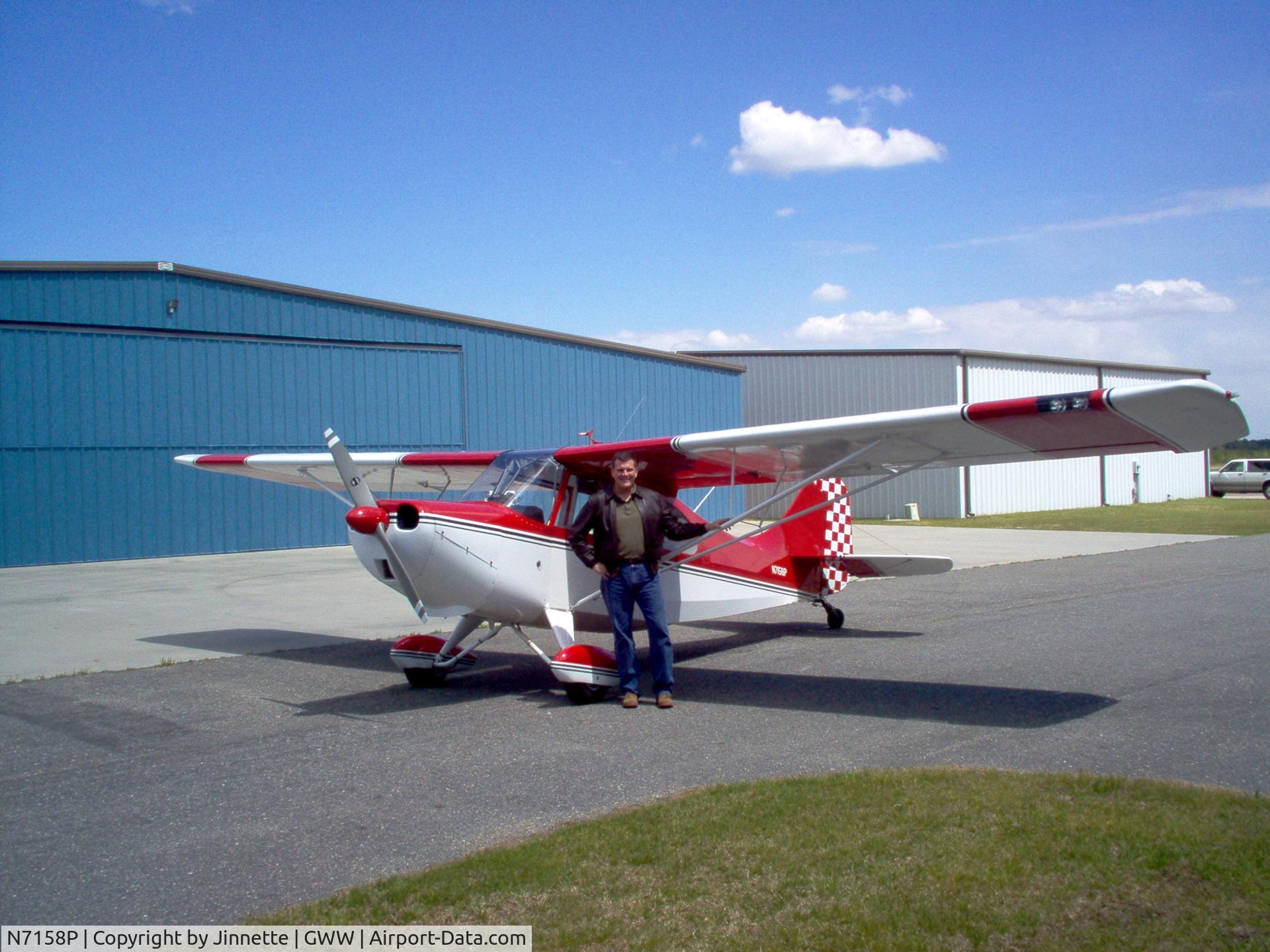 N7158P, 1963 Champion 7GCB C/N 175, Found in El Salvador, Rebuilt by Woods Aviation 2004 ground up