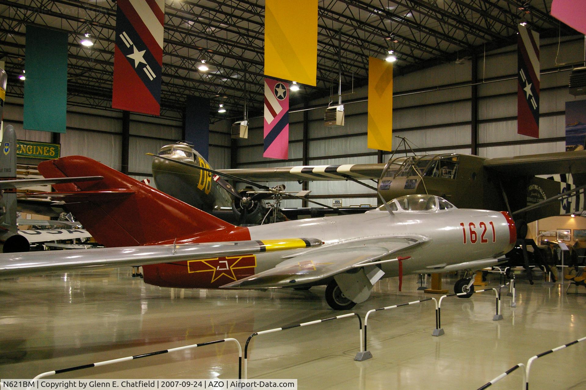 N621BM, Mikoyan-Gurevich MiG-15 C/N 1B01621, MiG-15 at the Kalamazoo Air Zoo