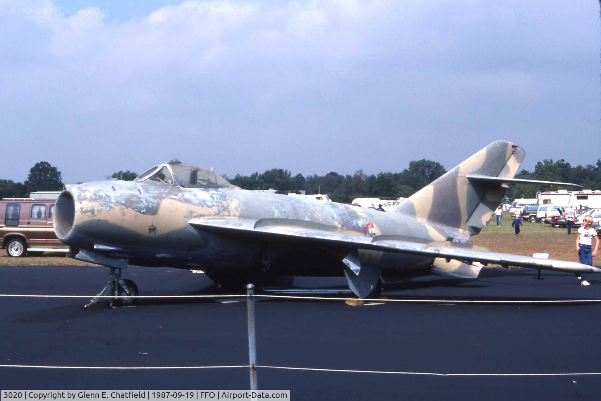 3020, Mikoyan-Gurevich MiG-17C C/N 799, MiG-17C at the National Museum of the U.S. Air Force