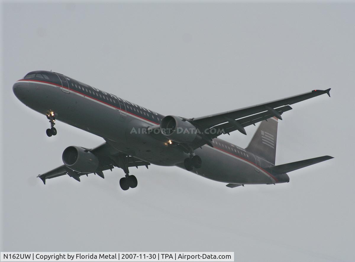 N162UW, 2001 Airbus A321-211 C/N 1412, US Airways