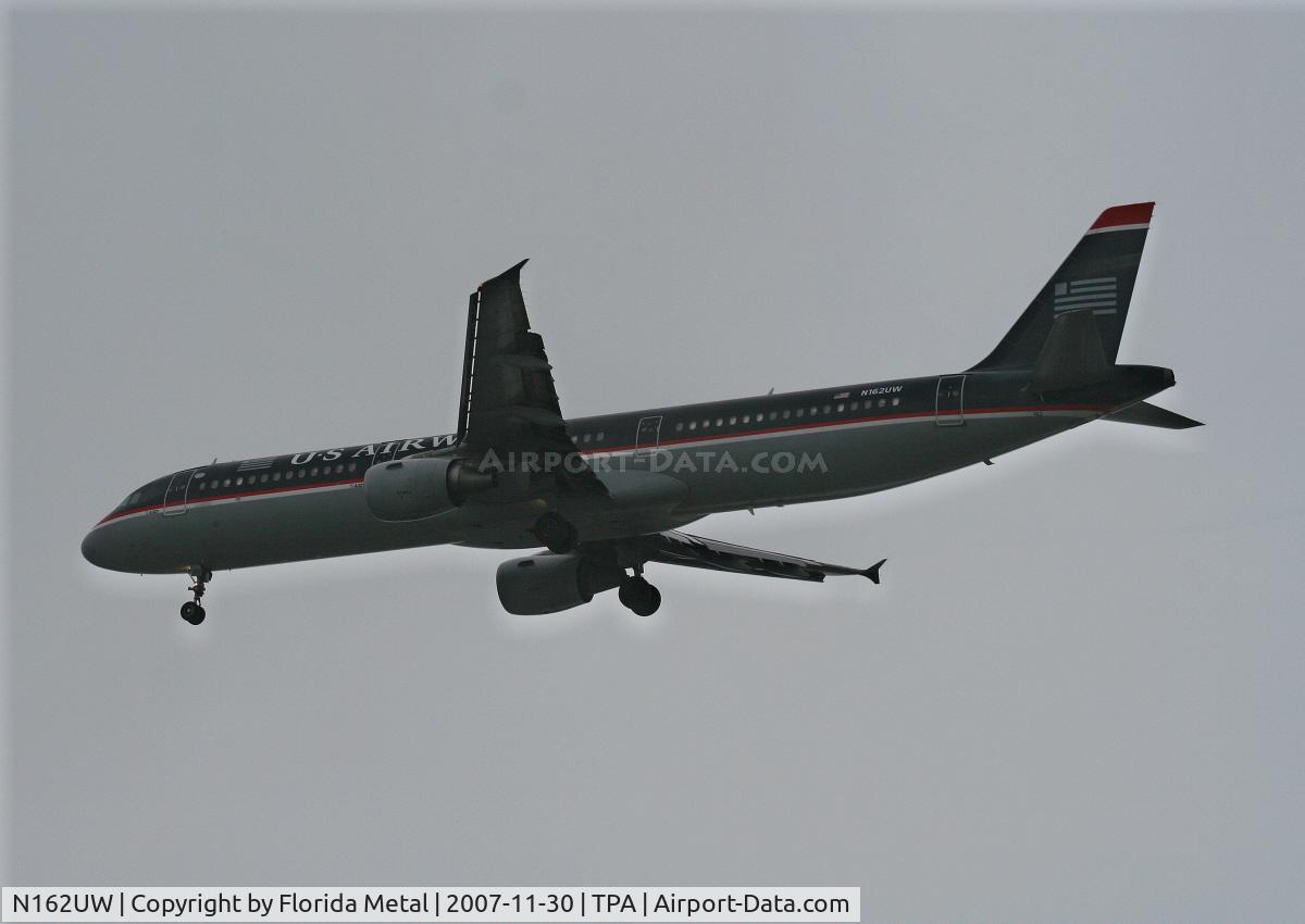 N162UW, 2001 Airbus A321-211 C/N 1412, US Airways