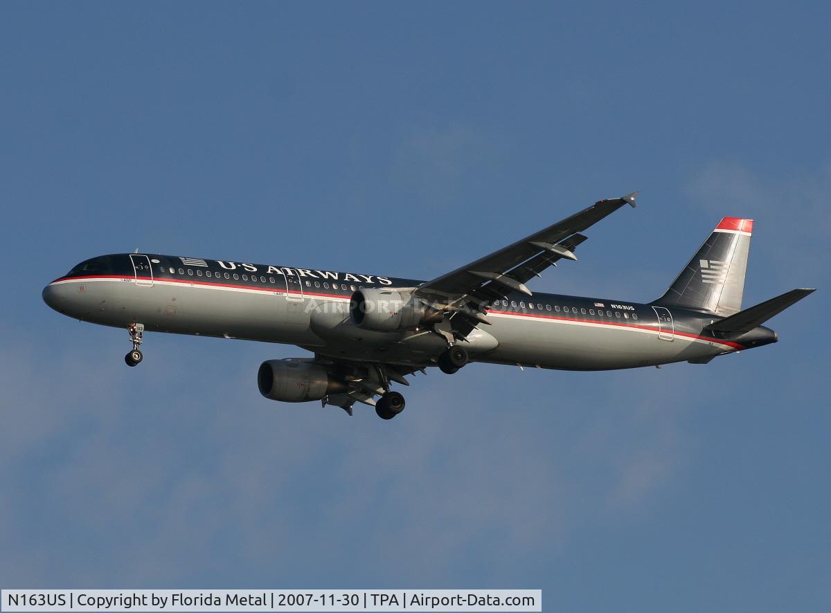 N163US, 2001 Airbus A321-211 C/N 1417, US Airways