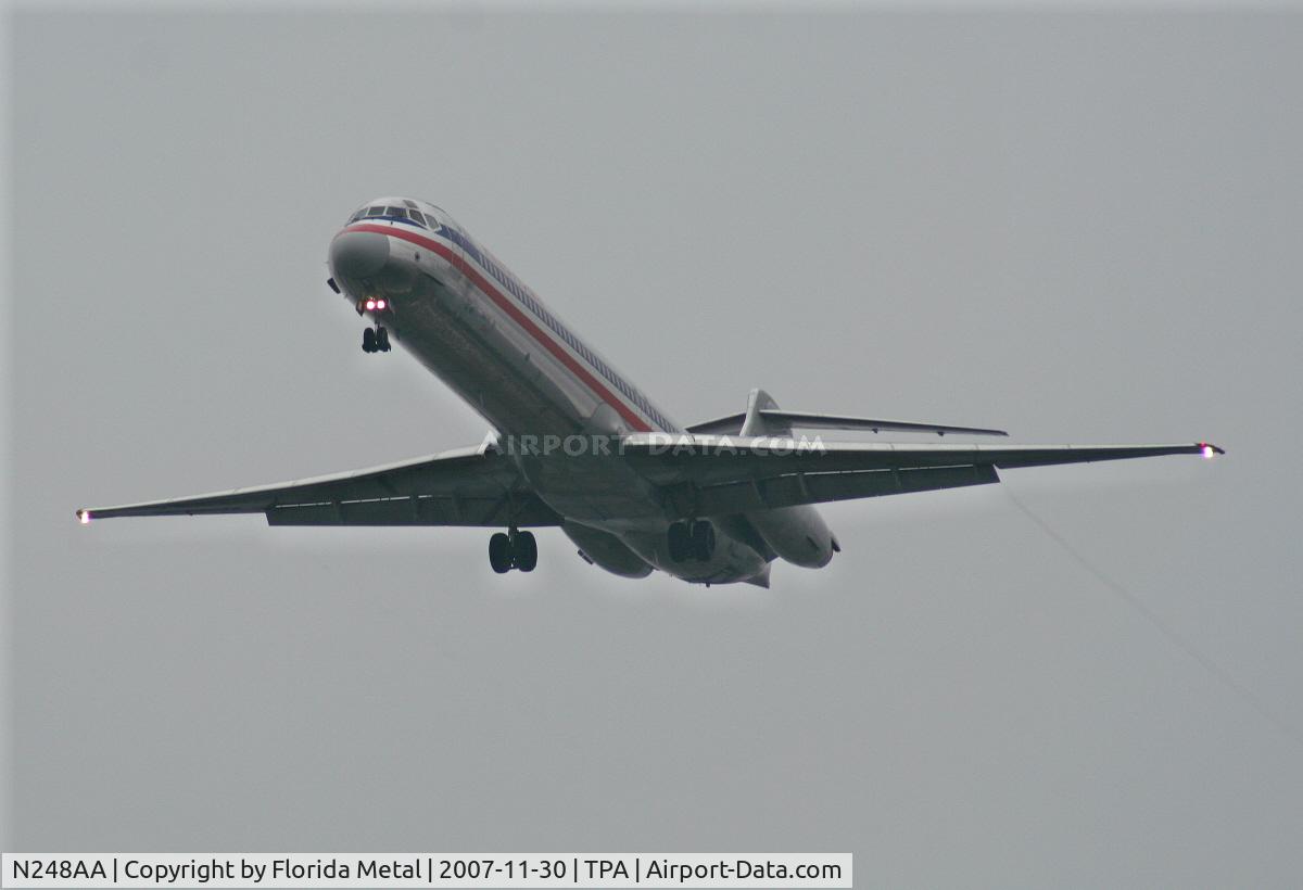 N248AA, 1984 McDonnell Douglas MD-82 (DC-9-82) C/N 49259, American