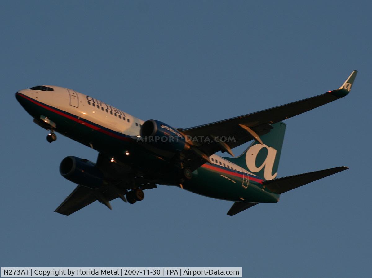 N273AT, 2005 Boeing 737-76N C/N 32662, Air Tran
