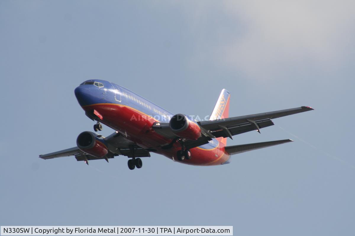 N330SW, 1988 Boeing 737-3H4 C/N 23694, Southwest