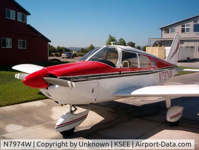 N7974W, 1964 Piper PA-28-180 C/N 28-2027, PA 28 180 7974W
