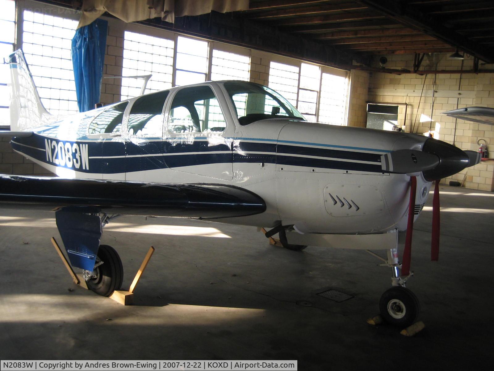 N2083W, 1965 Beech 35-C33 Debonair C/N CD-990, one of the planes based here