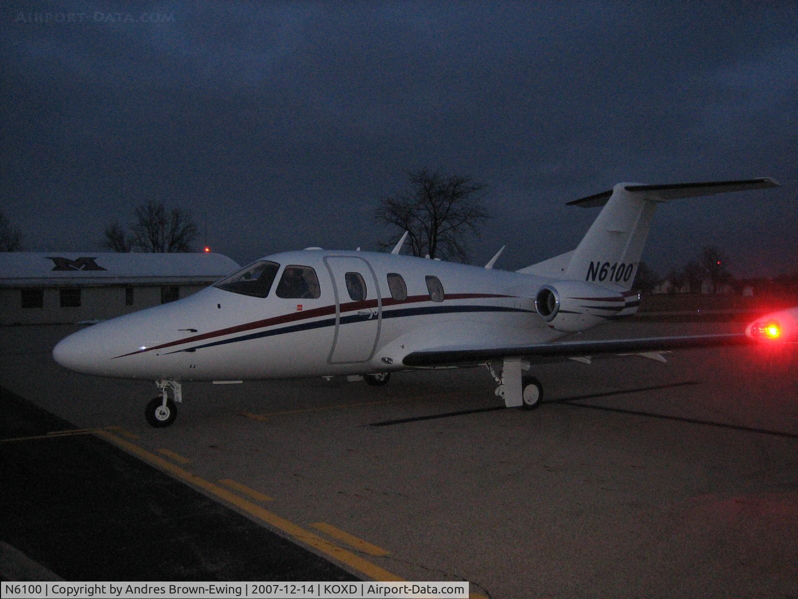 N6100, 2007 Eclipse Aviation Corp EA500 C/N 000046, this Eclipse is one of the regulars now