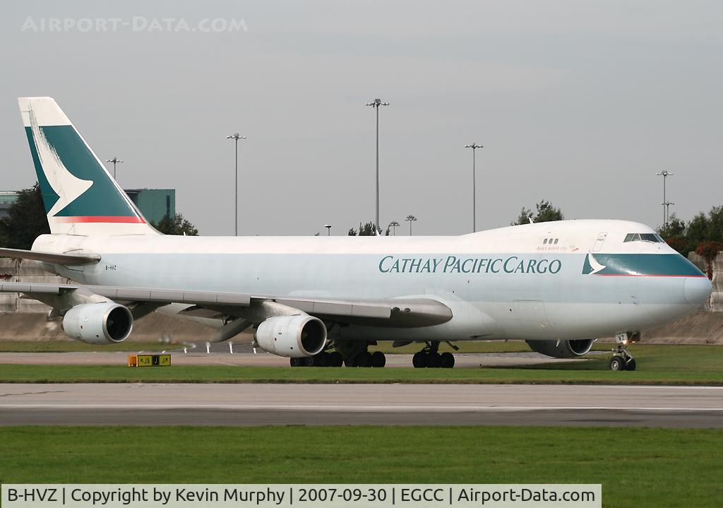 B-HVZ, 1987 Boeing 747-267F/SCD C/N 23864, Cathay Freighter