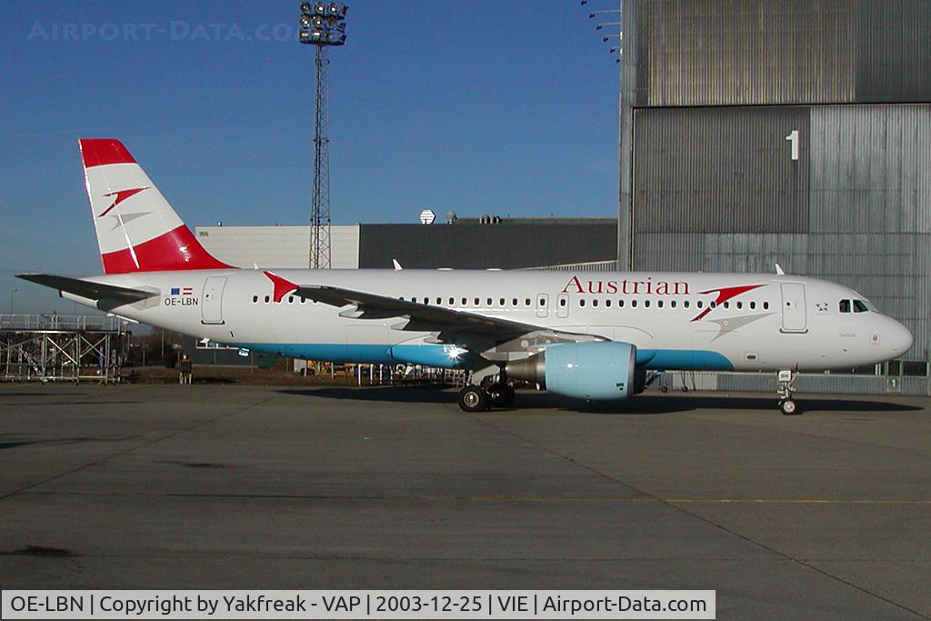 OE-LBN, 1997 Airbus A320-214 C/N 768, Austrian Airlines Airbus 320