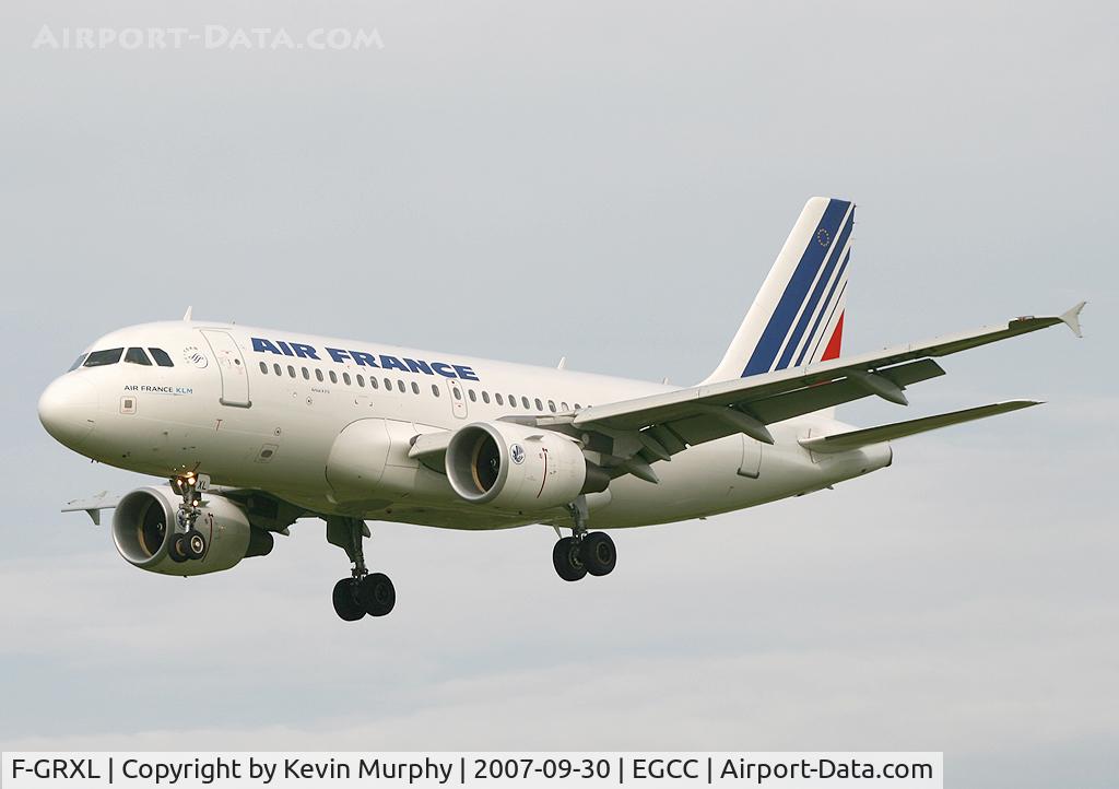 F-GRXL, 2006 Airbus A319-111 C/N 2938, Air France bus