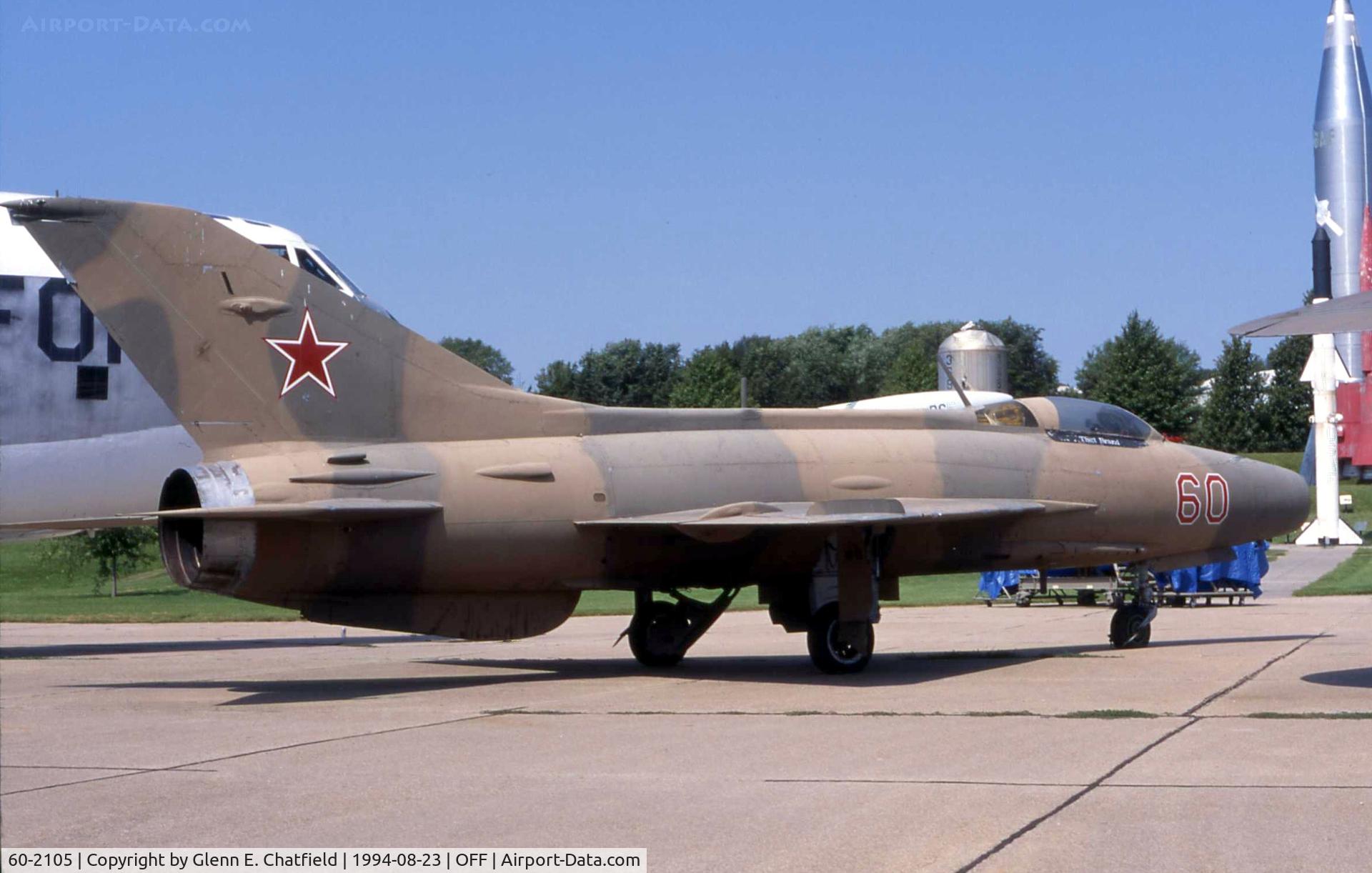 60-2105, Mikoyan-Gurevich MiG-21F-13 C/N Not found 21067, MiG-21 at the old Strategic Air Command Museum