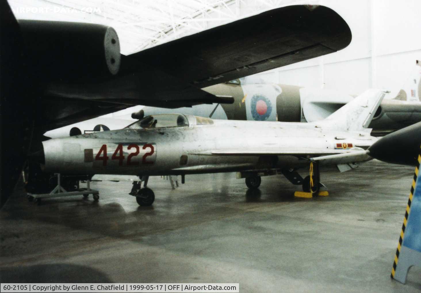 60-2105, Mikoyan-Gurevich MiG-21F-13 C/N Not found 21067, MiG-21 at the new Strategic Air & Space Museum in Ashland, NE