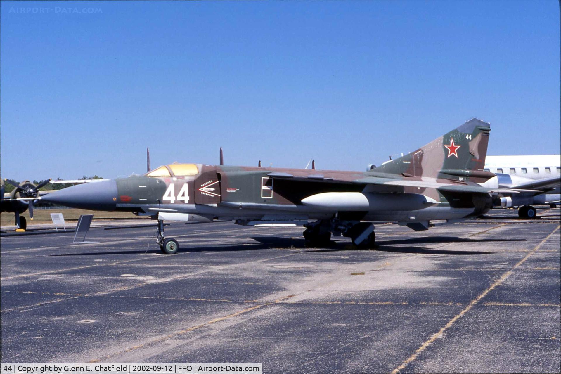 44, Mikoyan-Gurevich MiG-23MLD C/N Not found 44, MiG-23MLD at the National Museum of the U.S. Air Force