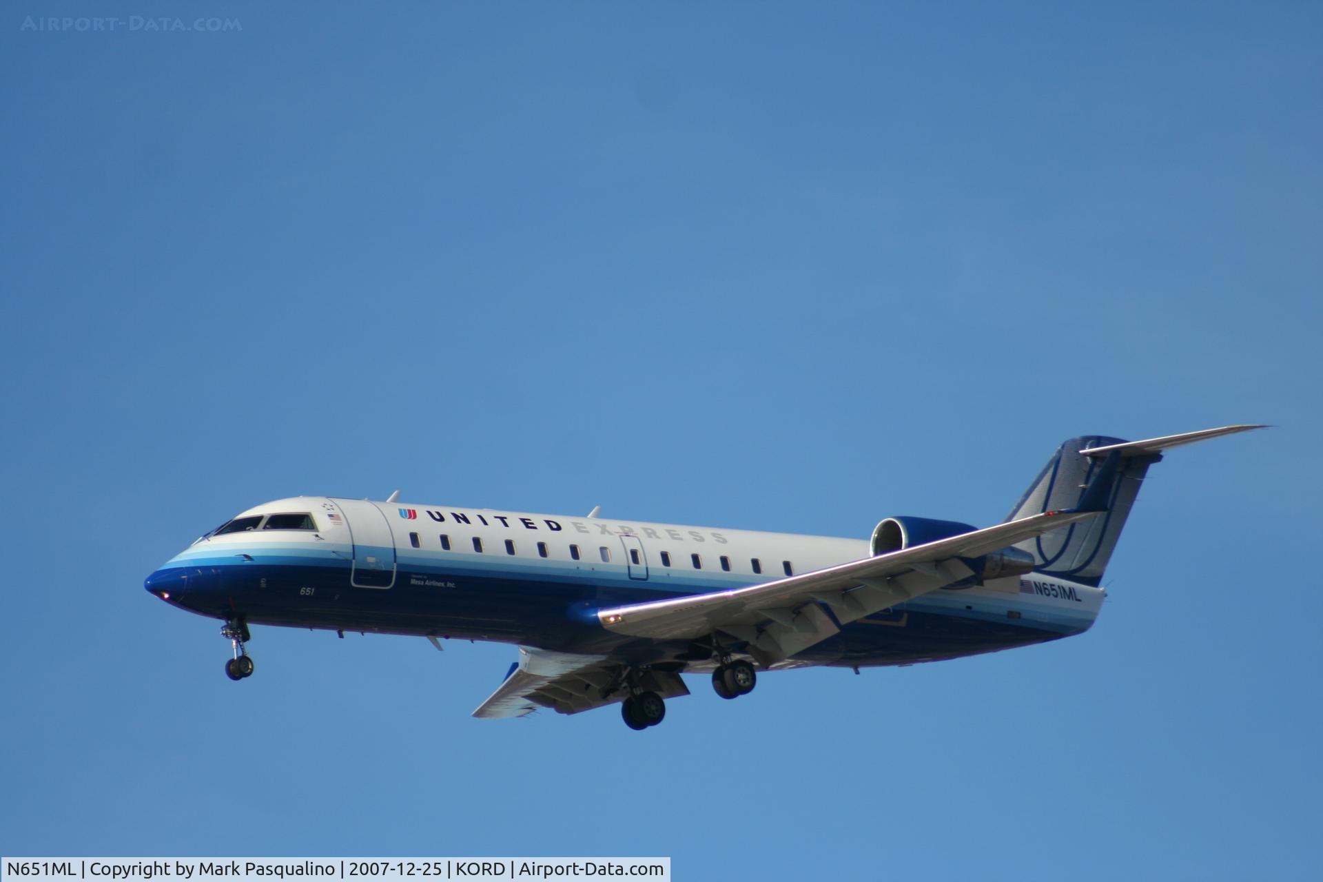 N651ML, Bombardier CRJ-100LR (CL-600-2B19) C/N 7139, CL-600-2B19