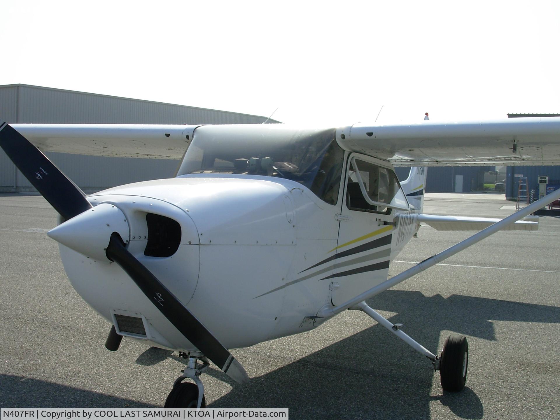 N407FR, 1997 Cessna 172R C/N 17280234, TOA, Fuel Pit