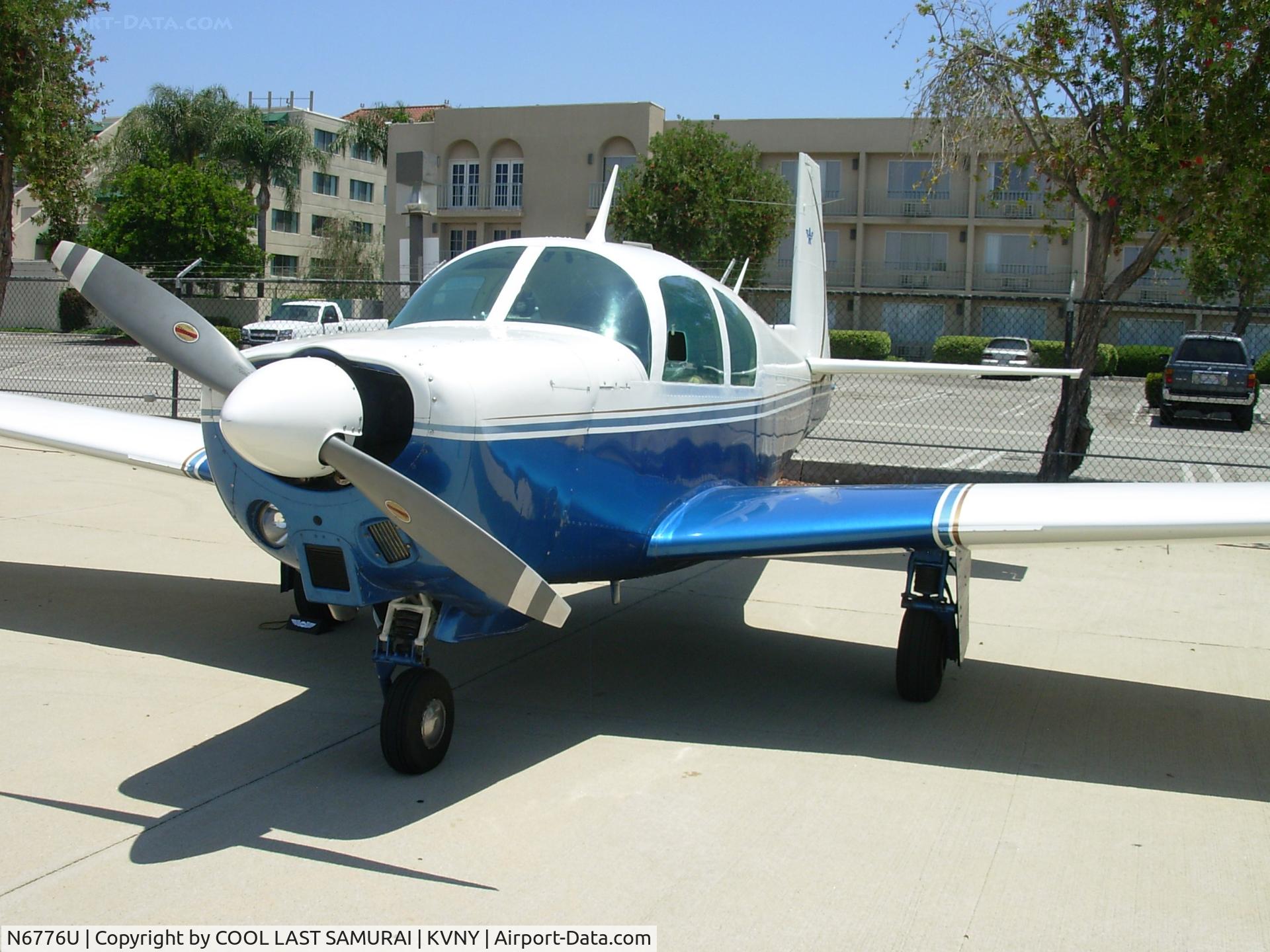 N6776U, 1963 Mooney M20C Ranger C/N 2498, Airtel partking, VNY