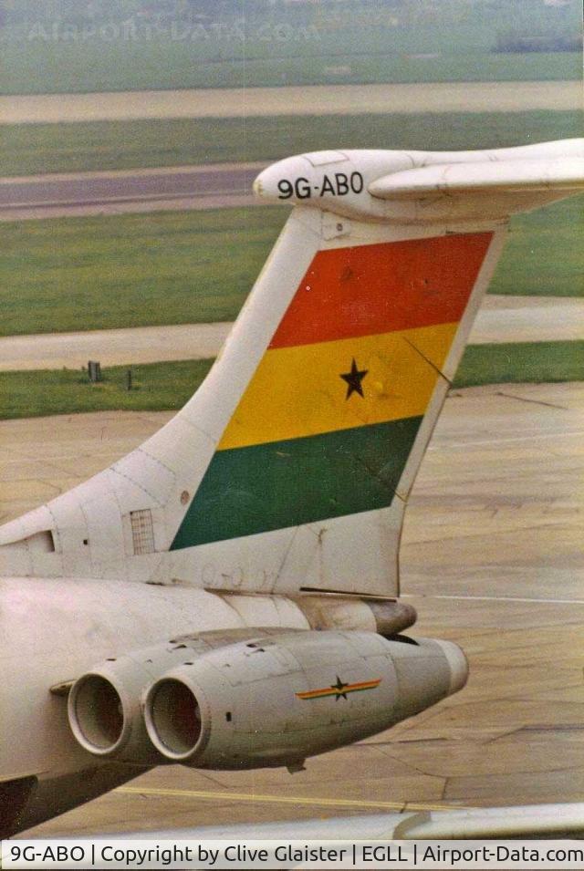 9G-ABO, 1964 Vickers VC10 Srs 1102 C/N 823, Delivered to Ghana Airways 27 January 1965