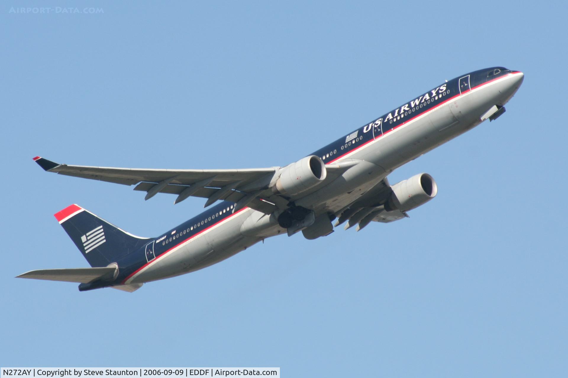 N272AY, 2000 Airbus A330-323 C/N 333, Taken at Frankfurt September 2006