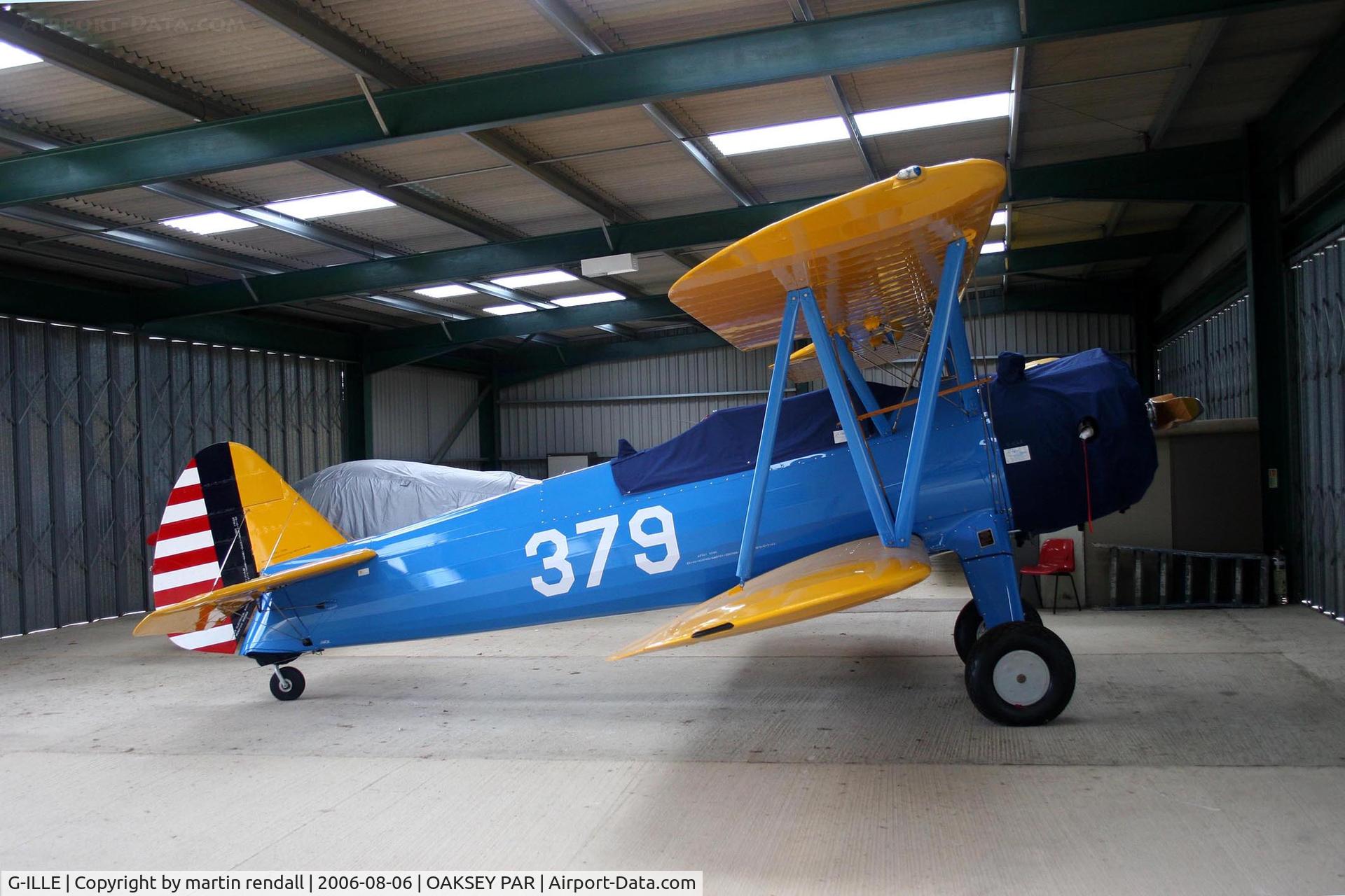 G-ILLE, 1943 Boeing PT-13D Kaydet (E75) C/N 75-5028, STEARMAN