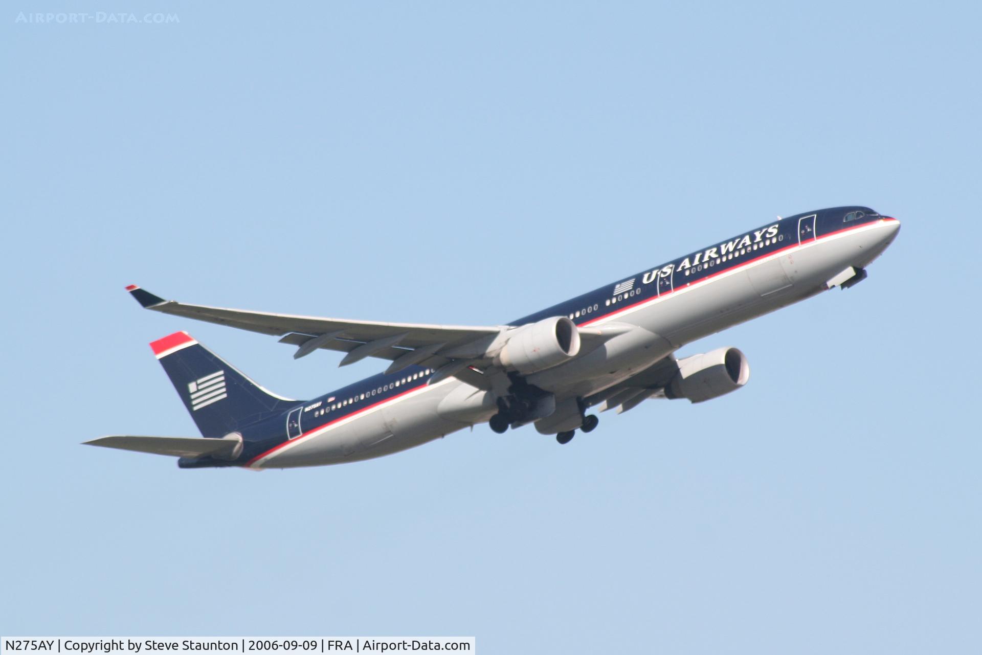 N275AY, 2000 Airbus A330-323 C/N 0370, Taken at Frankfurt September 2006