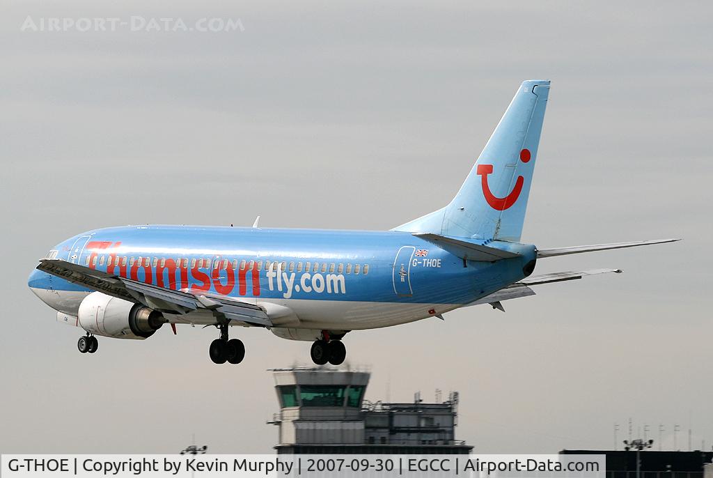 G-THOE, 1995 Boeing 737-3Q8 C/N 26313, Thomsonfly 737