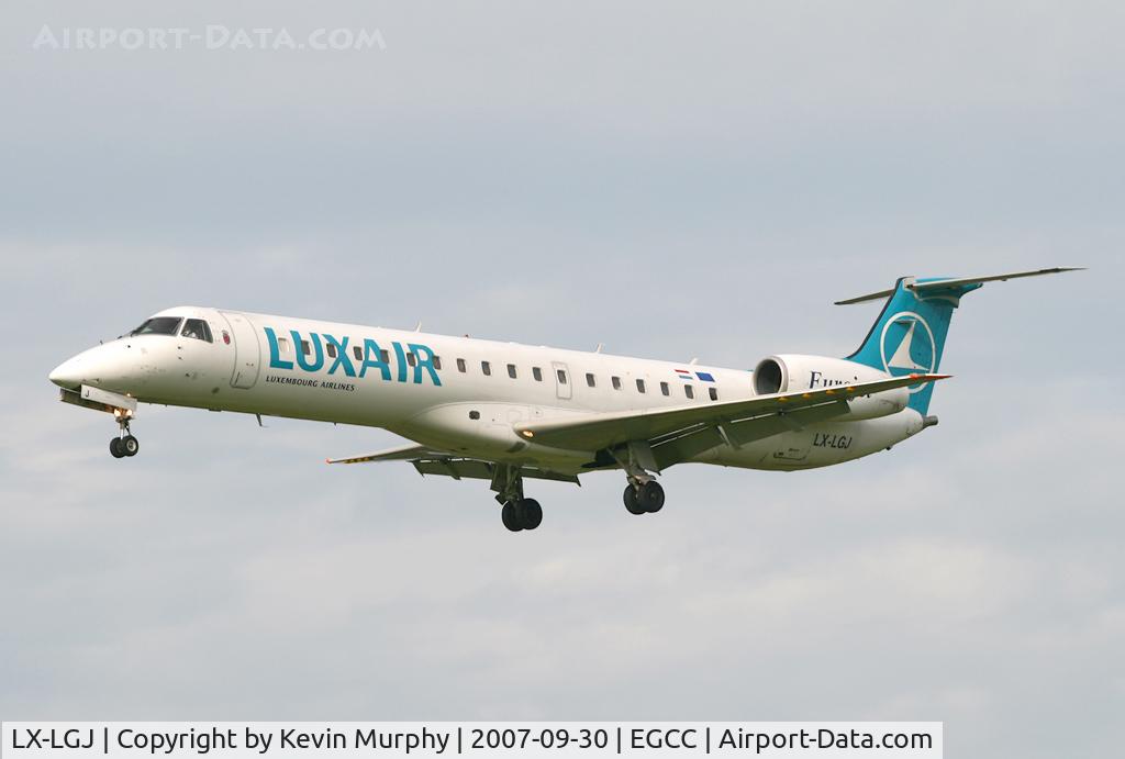 LX-LGJ, 2001 Embraer EMB-145LU (ERJ-145LU) C/N 145395, Luxair Embraer