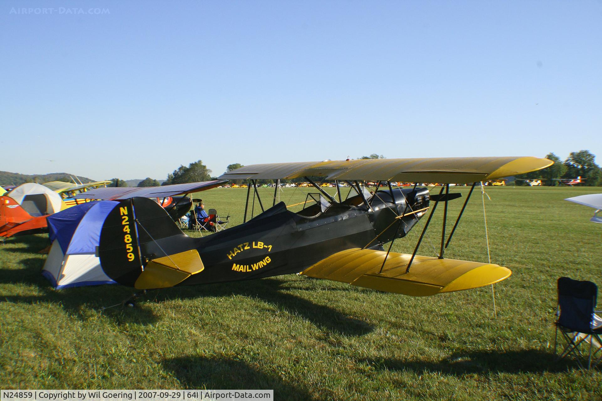 N24859, 2000 Hatz LB-1 C/N 248, 2007 Lee Bottom Fly-In