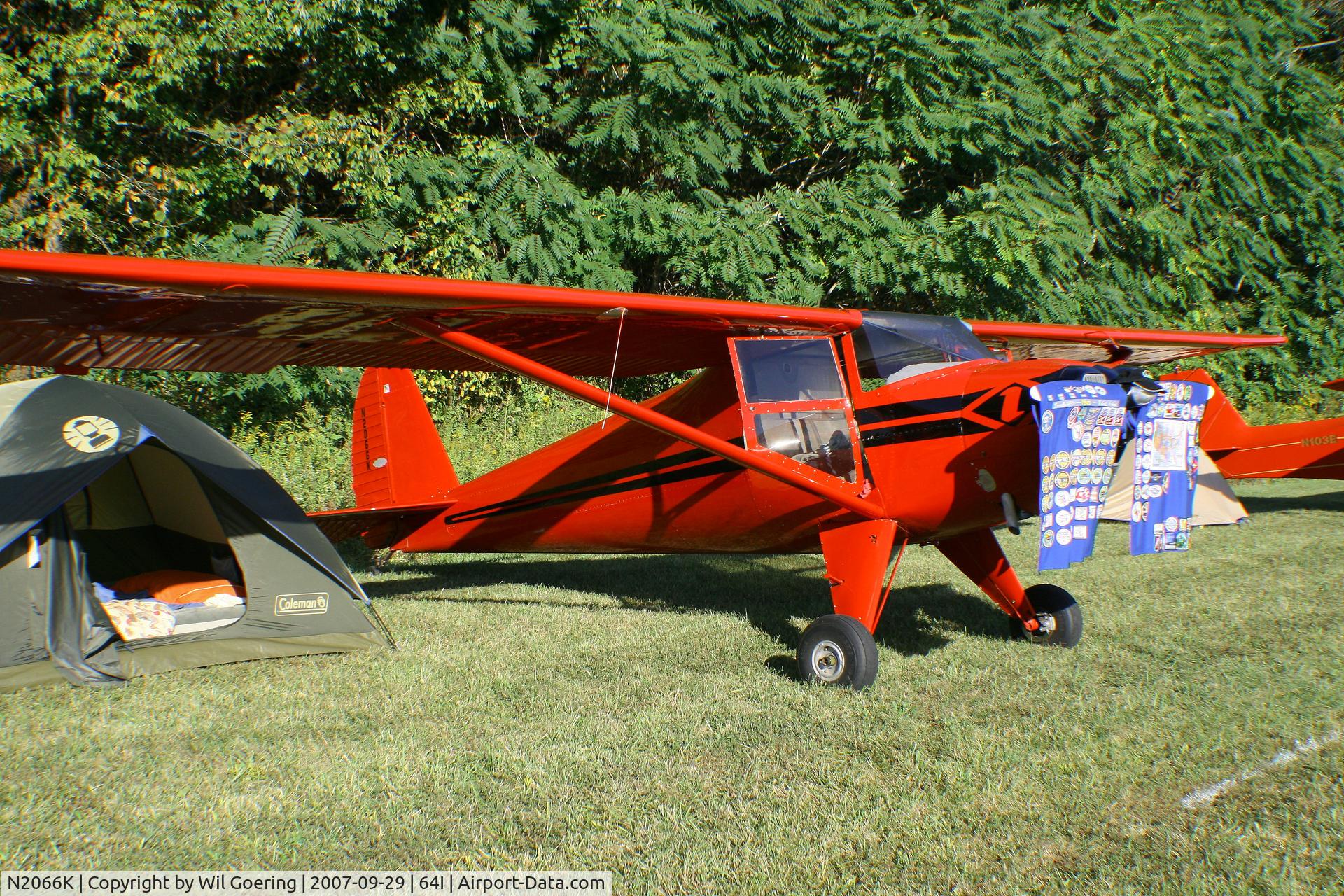 N2066K, 1947 Luscombe 8A C/N 4793, 2007 at Lee Bottom Fly-in