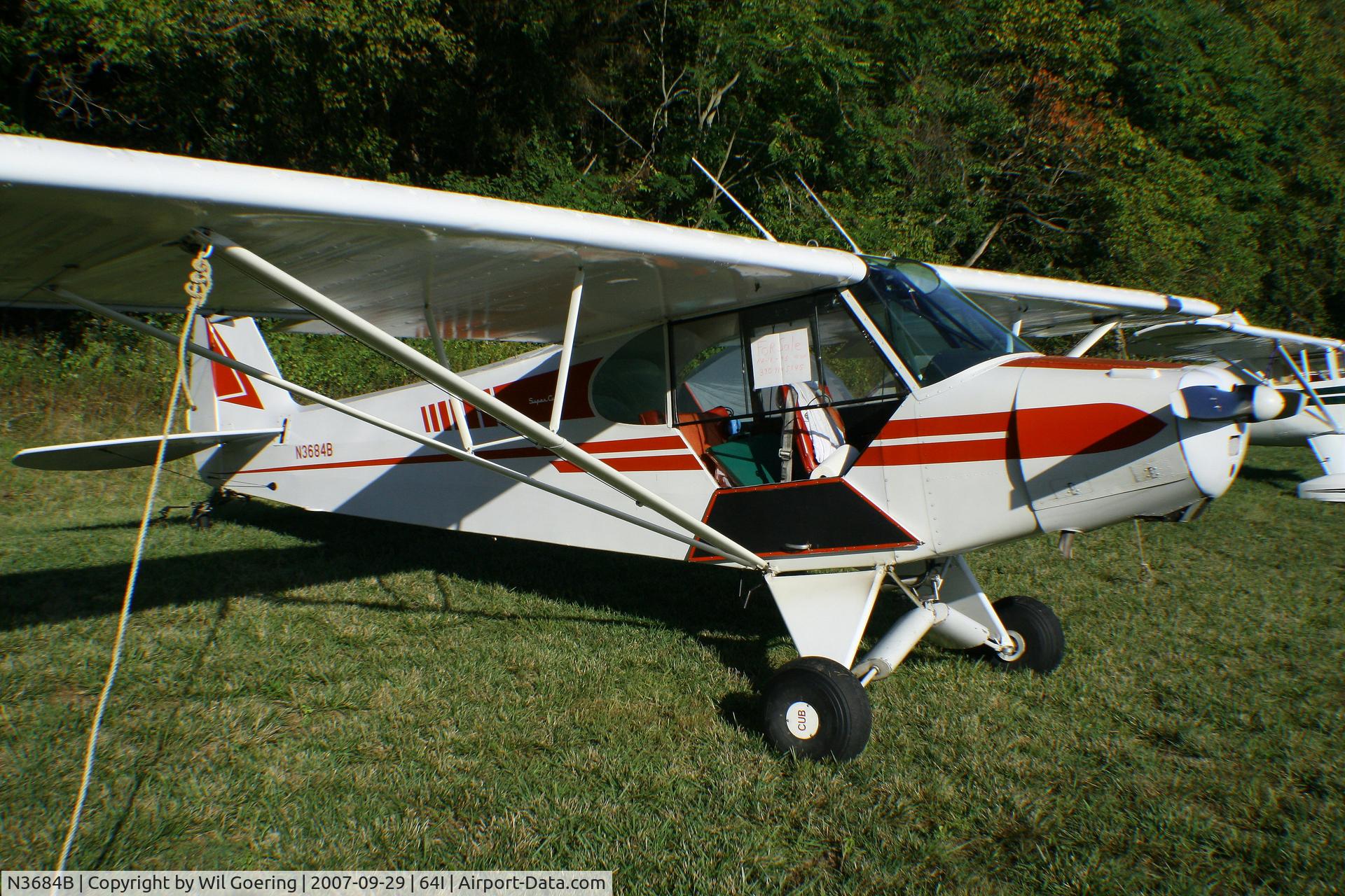 N3684B, 1953 Piper PA-18 C/N 183050, 2007 Lee Bottom Fly-in