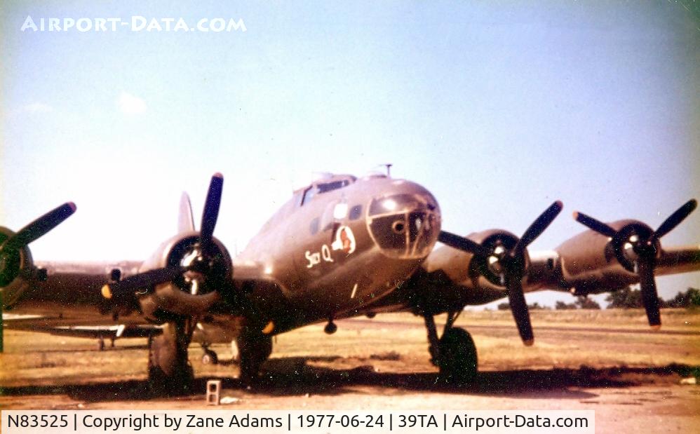 N83525, 1944 Boeing B-17G-85-DL Flying Fortress C/N 44-83525 (32166), At Flying Tiger Field - Junior Burchinal's collection - Currently in storage at Fantasy of Flight - Kermit Weeks