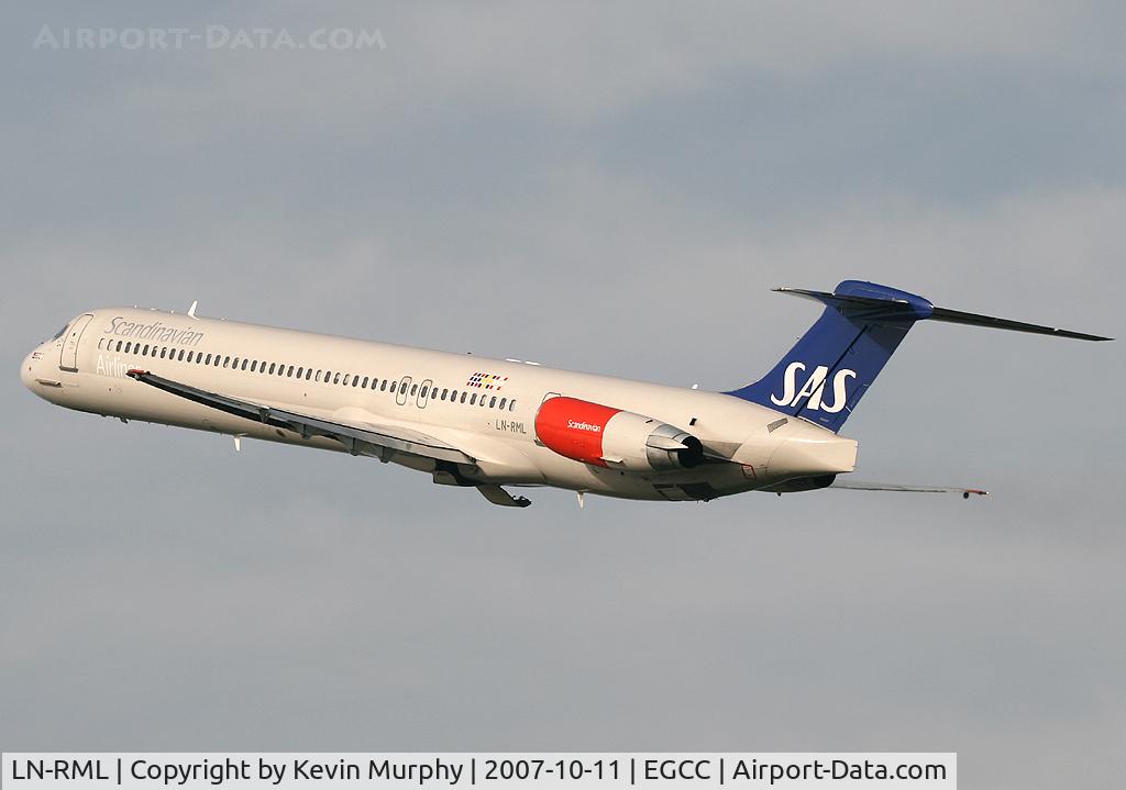 LN-RML, 1991 McDonnell Douglas MD-82 (DC-9-82) C/N 53002, SAS MD