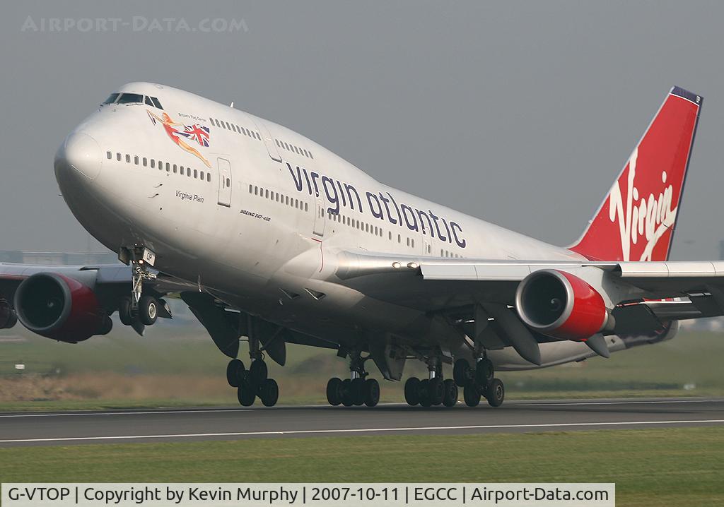 G-VTOP, 1997 Boeing 747-4Q8 C/N 28194, Virgin lump