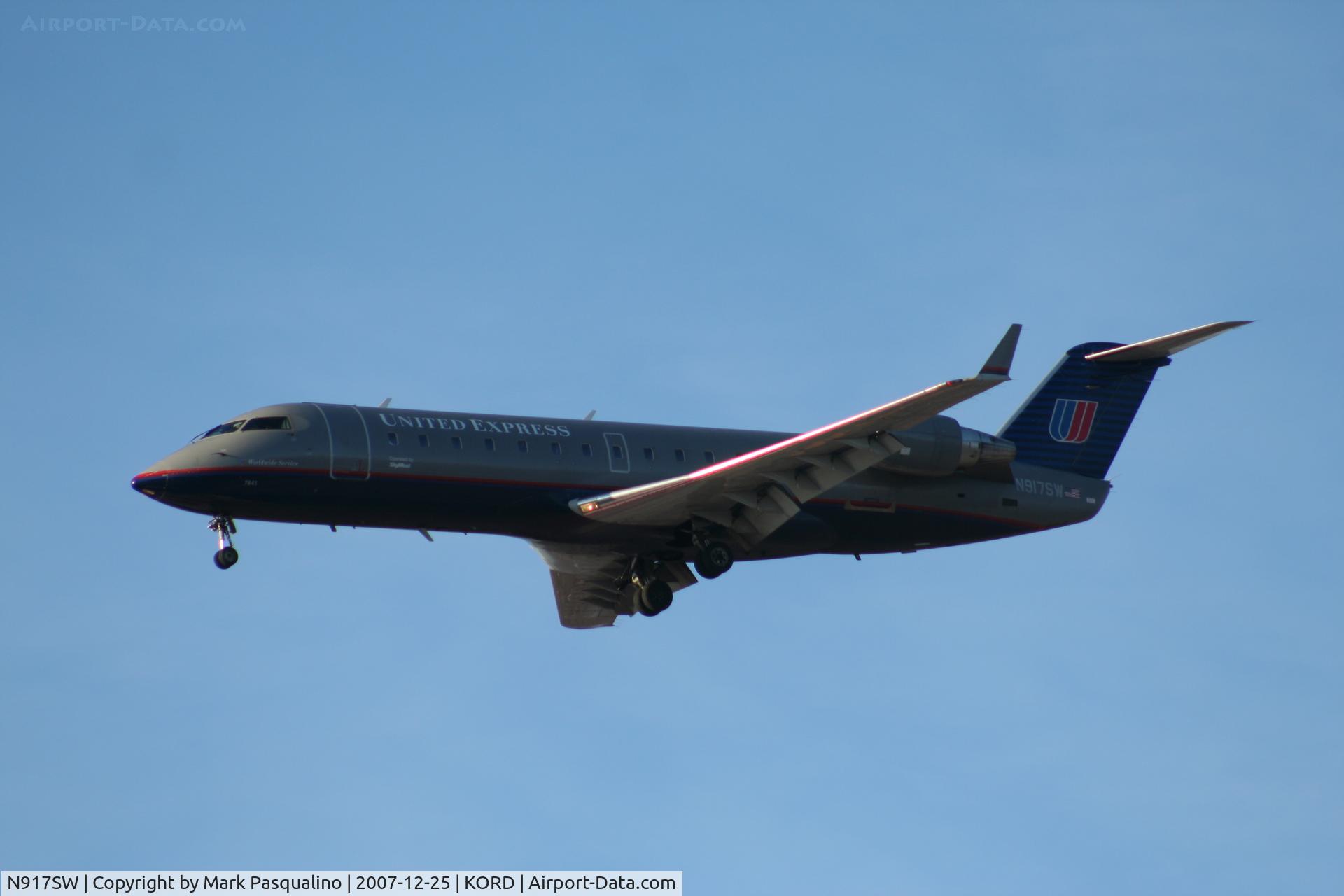N917SW, 2002 Canadair CRJ-200LR (CL-600-2B19) C/N 7641, CL-600-2B19